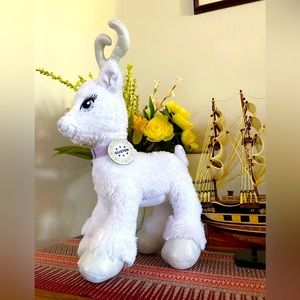Like new Build-A-Bear Glisten reindeer size 19”